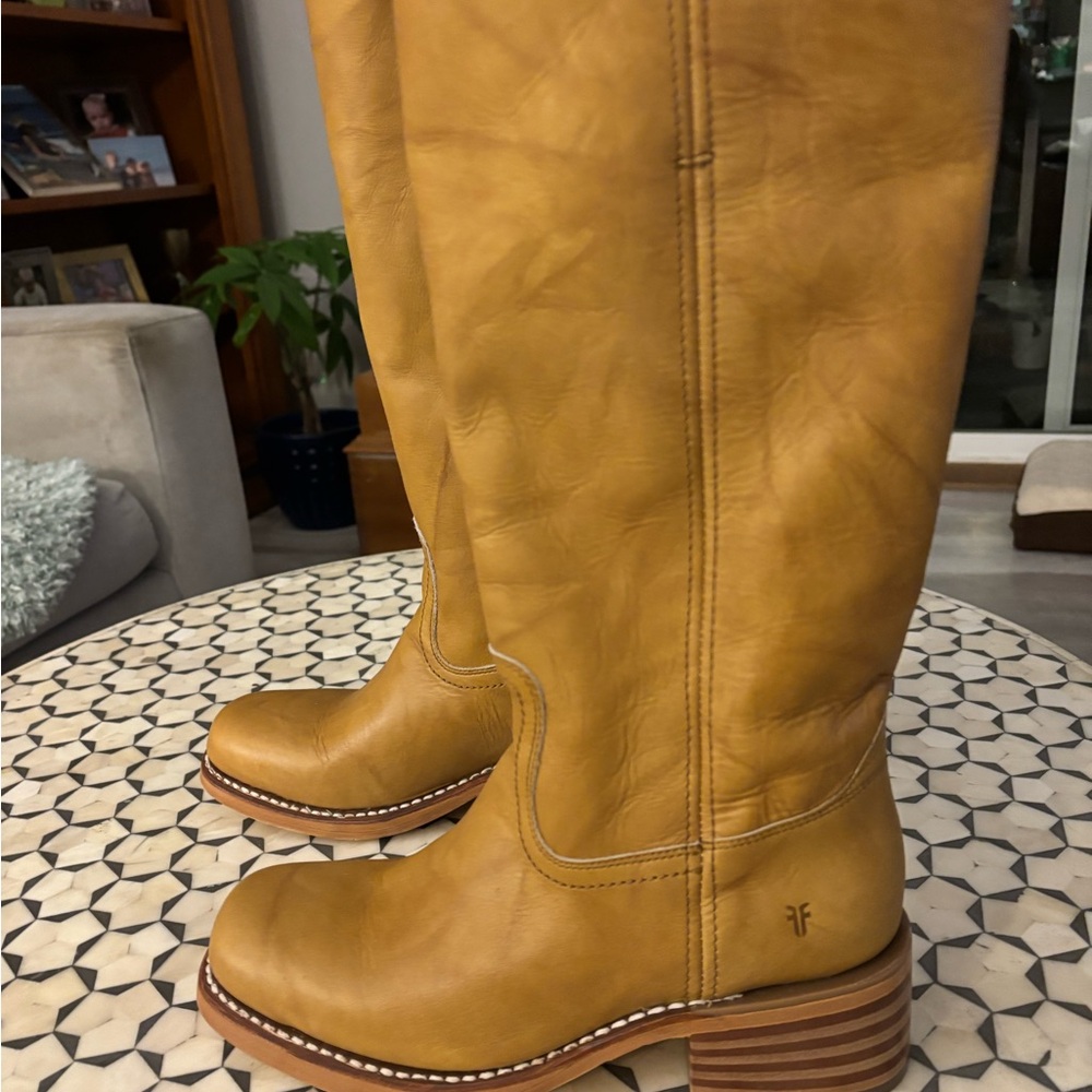 Frye Campus 14L boots - Banana leather - 8.5 - Picture 9 of 16